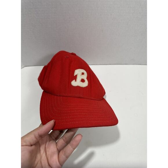 Vintage Boston Red Sox Hat New Era Dupont Visor Pro Model Snapback 70’s 80s READ - Picture 3 of 11